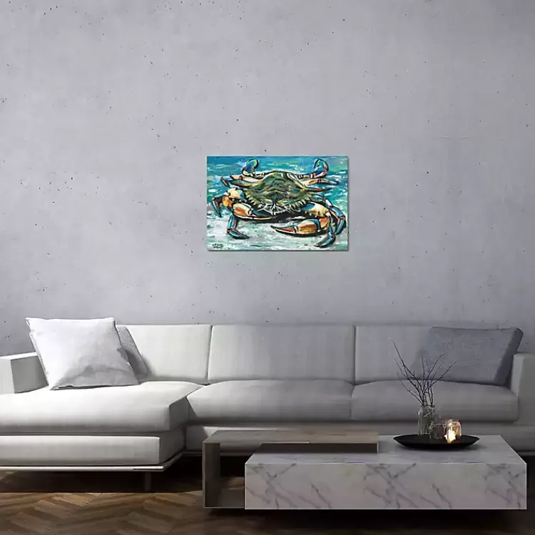 Palette Crab Canvas Art Print>Kirklands Home Cheap