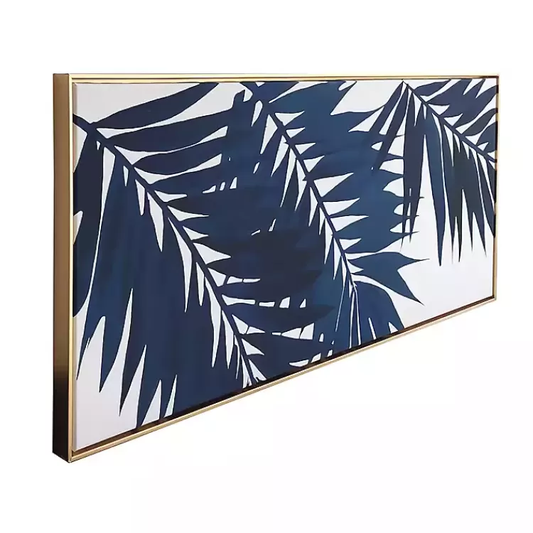 Blue Palms Framed Canvas Art Print>Kirklands Home New