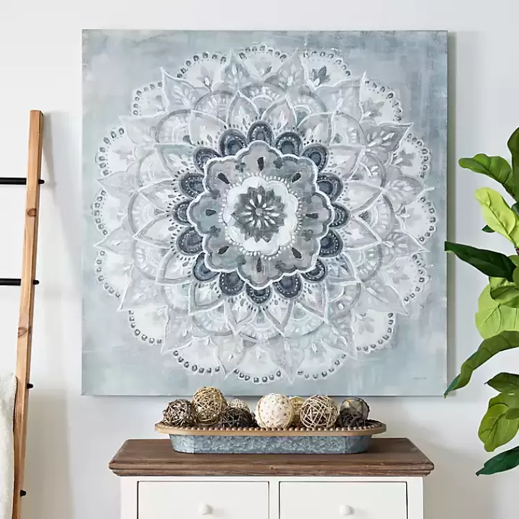 Blue Paulo Sunburst Canvas Art Print>Kirklands Home Outlet