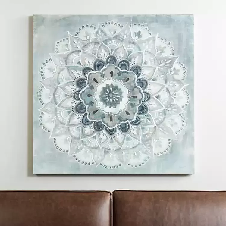 Blue Paulo Sunburst Canvas Art Print>Kirklands Home Outlet