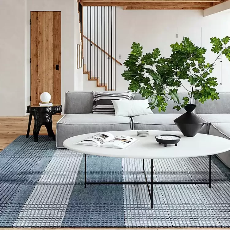 Plaid Emily Henderson x RugsUSA Area Rug, 3x5>Kirklands Home Flash Sale