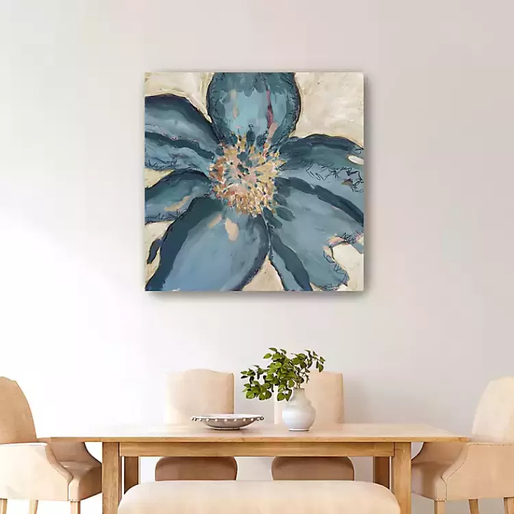Blue Poppy Giclee Canvas Art Print>Kirklands Home Cheap