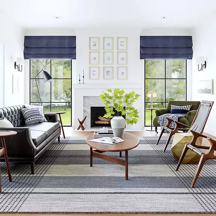 Blue Portland Emily Henderson x RugsUSA Rug, 9x12>Kirklands Home Best Sale