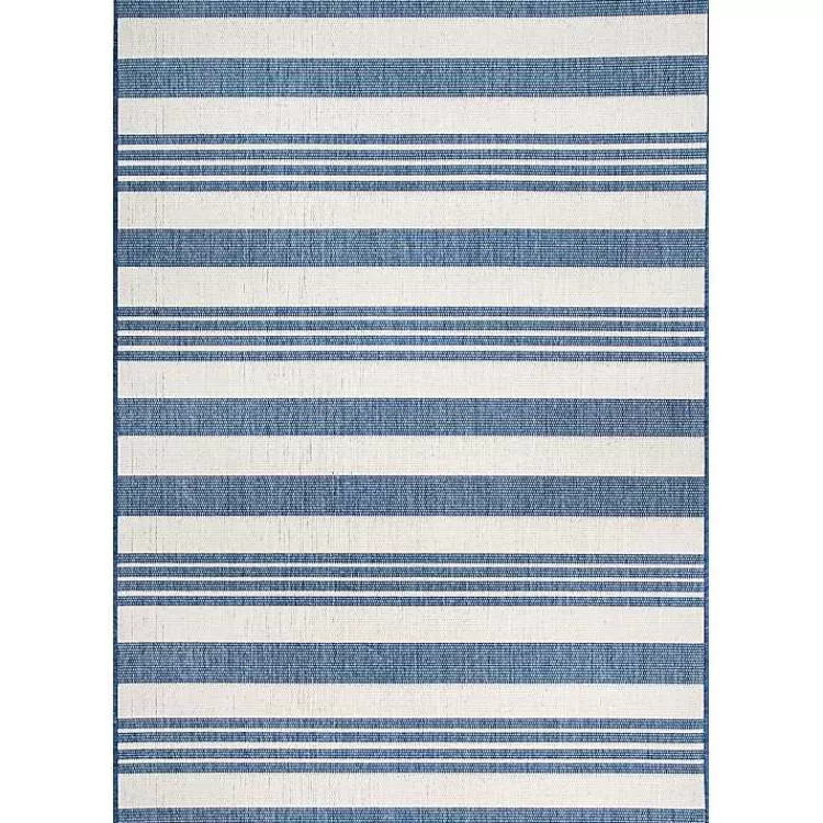 Robin Stripe Outdoor Rug, 8x11>Kirklands Home Clearance