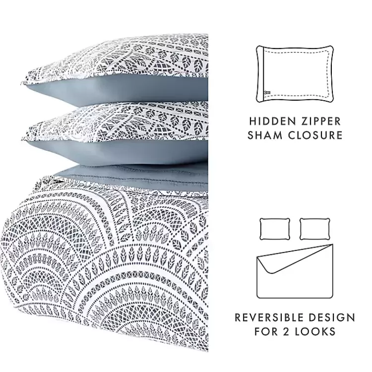 blue_scalloped_reversible_pc_queen_quilt_set_7.webp Blue Scalloped Reversible 3-pc. Queen Quilt Set>Kirklands Home Cheap
