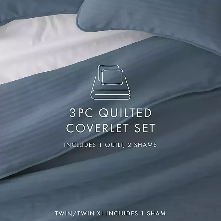 blue_stitched_stripes_pc_king_quilt_set_7.webp Stitched Stripes 3-pc. King Quilt Set>Kirklands Home Clearance