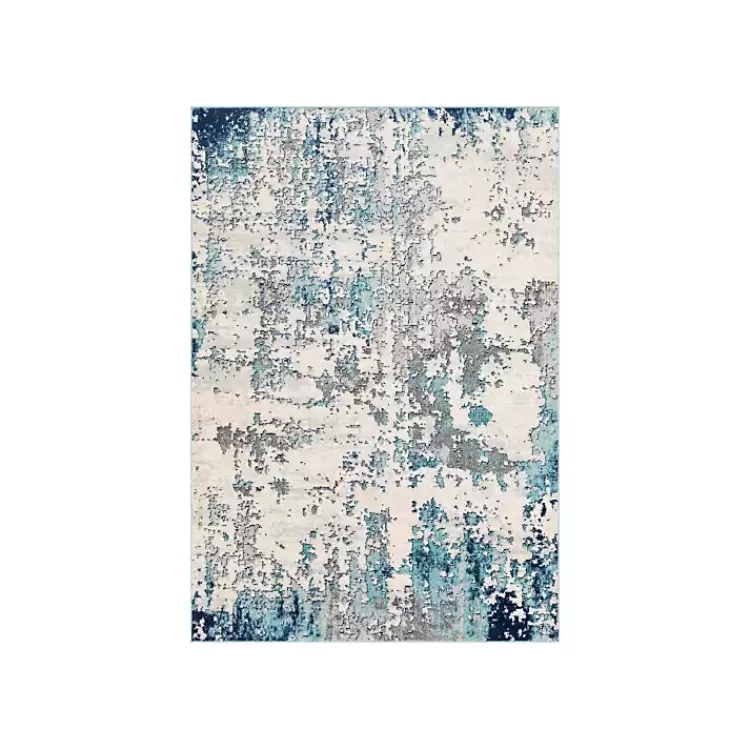 Blue Sutton Contemporary Area Rug, 5x7>Kirklands Home Outlet