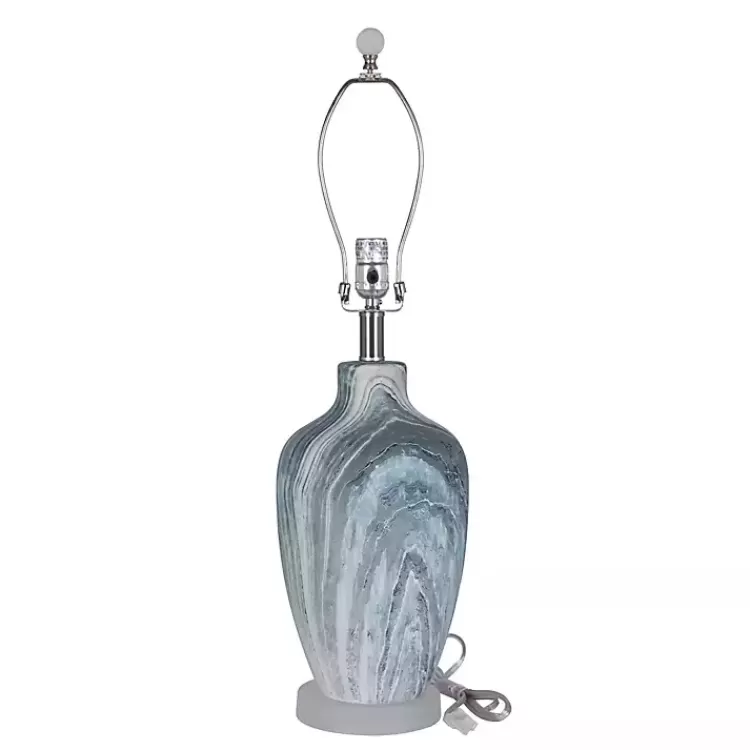 Blue Swirl Geode Table Lamp, Set of 2>Kirklands Home New