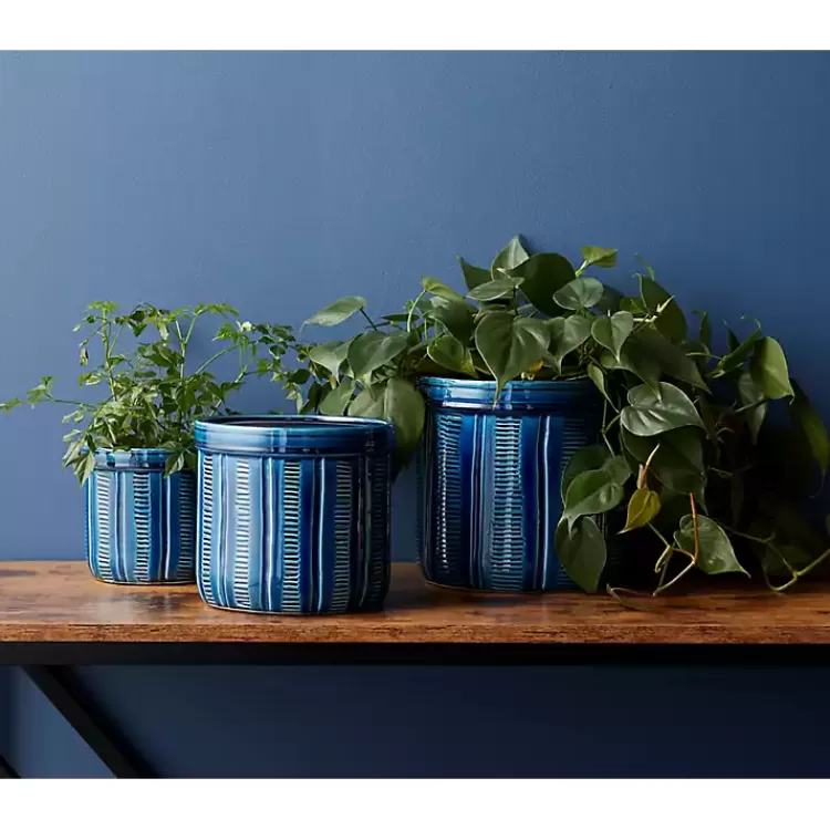 Terracotta Abstract Decorative Pots, Set of 3>Kirklands Home Shop