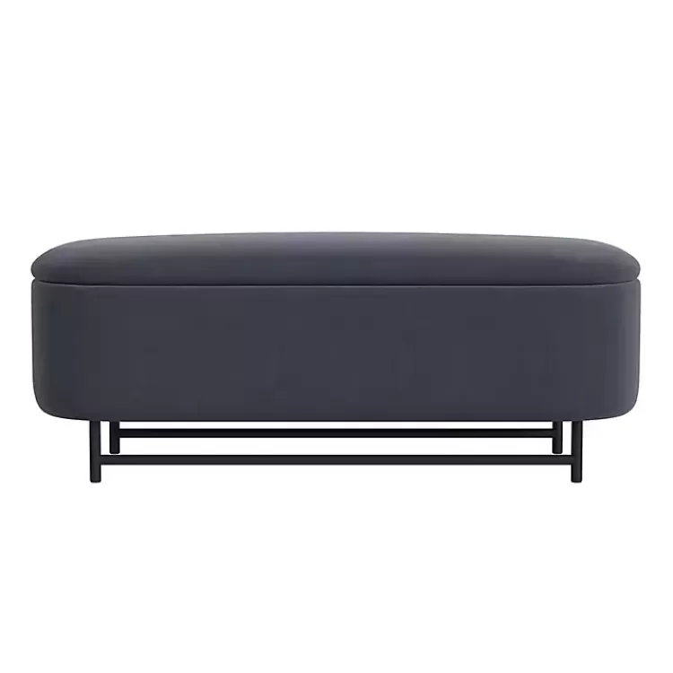 Velvet Metal Storage Bench>Kirklands Home Best Sale
