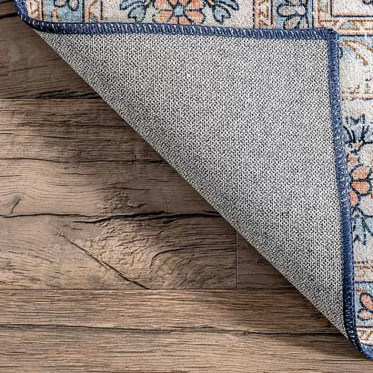 blue_vintage_floral_washable_area_rug_x_6.webp Vintage Floral Washable Area Rug, 5x8>Kirklands Home Sale
