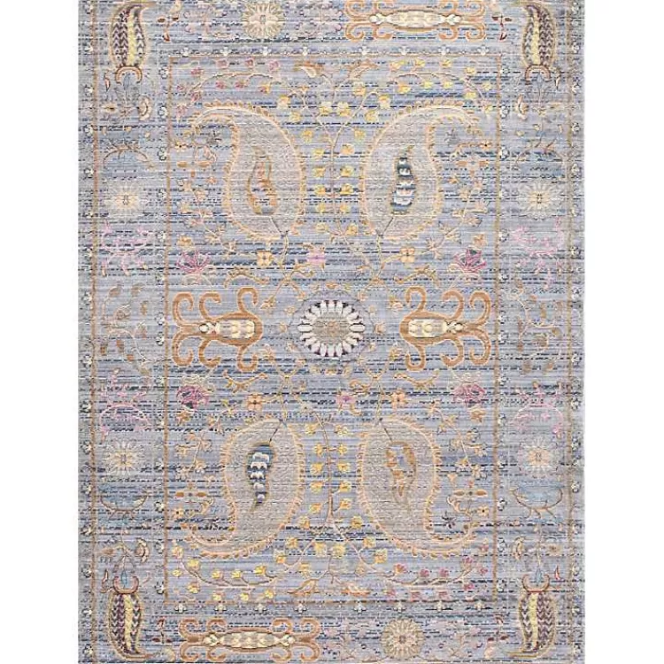 Blue Vintage Killian Area Rug, 5x8>Kirklands Home New