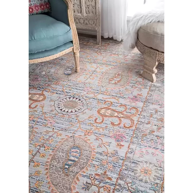 Blue Vintage Killian Area Rug, 5x8>Kirklands Home New