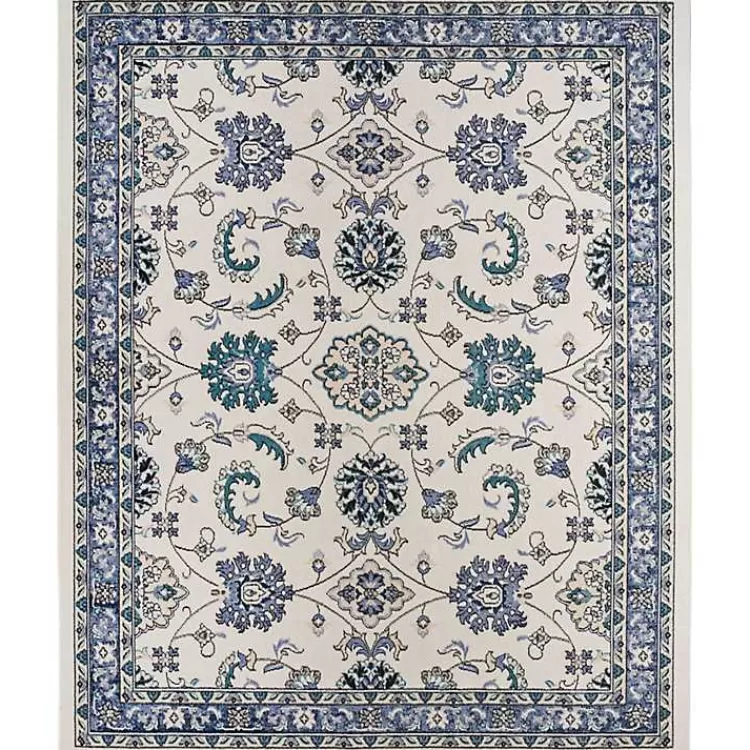 Blue Vintage Medallion Indoor/Outdoor Rug, 8x10>Kirklands Home Cheap