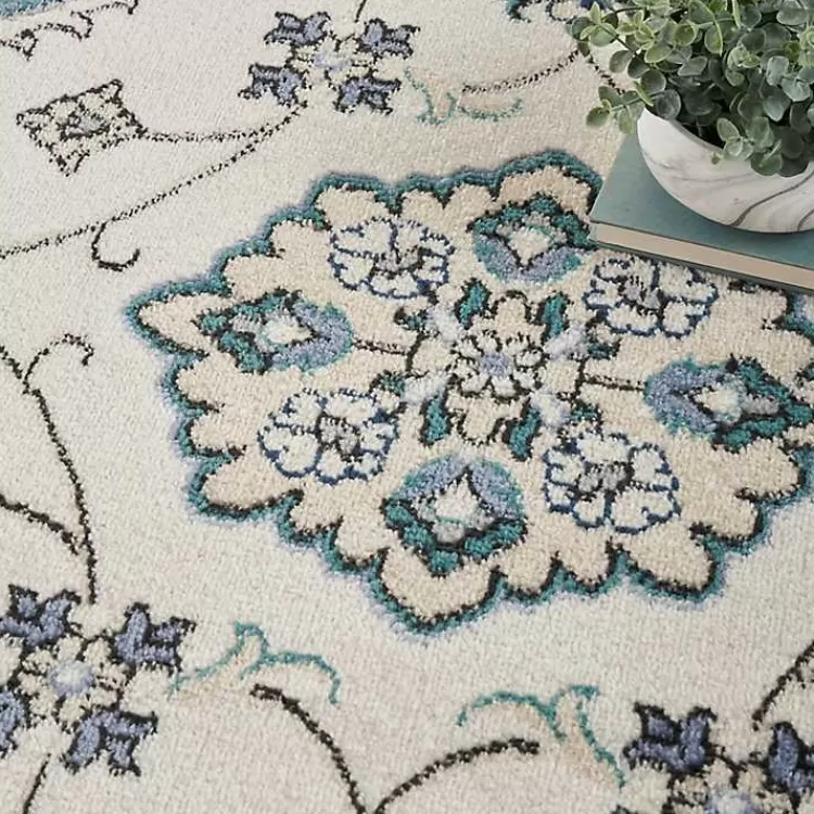 Blue Vintage Medallion Indoor/Outdoor Runner>Kirklands Home Shop