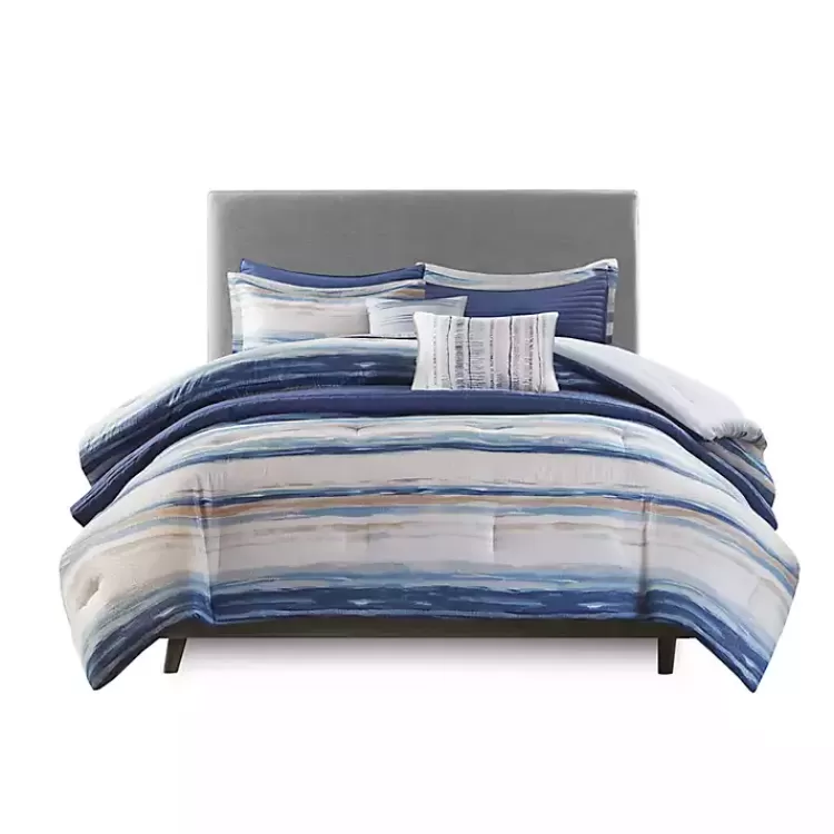 Blue Watercolor 8-pc. Full/Queen Comforter Set>Kirklands Home New