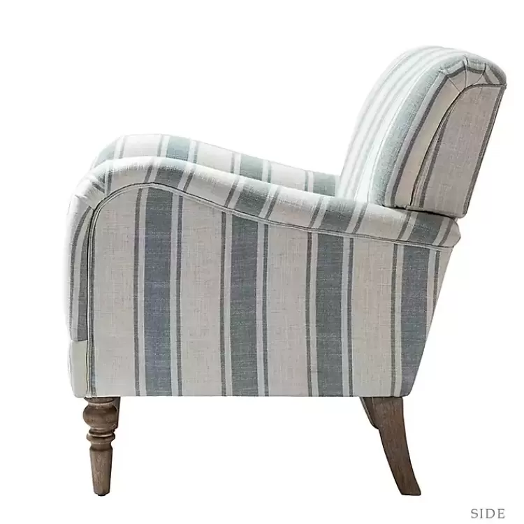 blue_white_carved_slope_stripe_accent_chair_2.webp Blue White Carved Slope Stripe Accent Chair>Kirklands Home Flash Sale