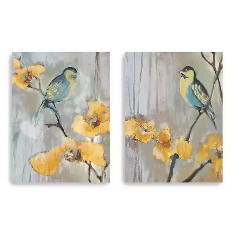 Bluebirds and Blossoms Canvas Art Prints, Set of 2>Kirklands Home Clearance