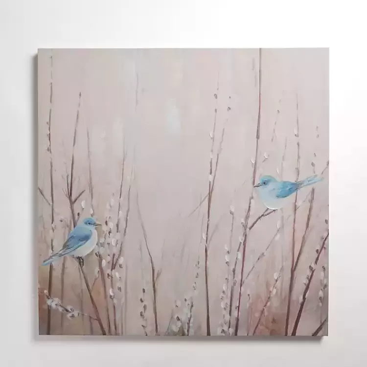 Bluebirds on Willow Canvas Art Print>Kirklands Home New