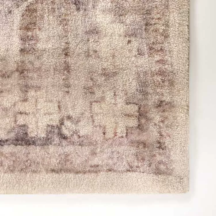 Bone Rosette Area Rug, 5x7>Kirklands Home Online