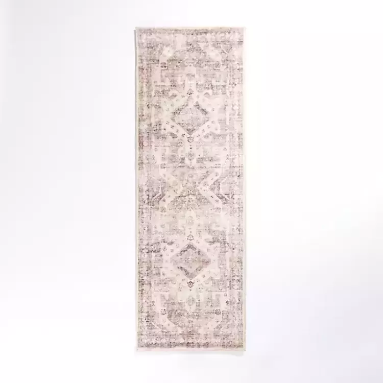 Bone Rosette Runner, 2x7>Kirklands Home Cheap