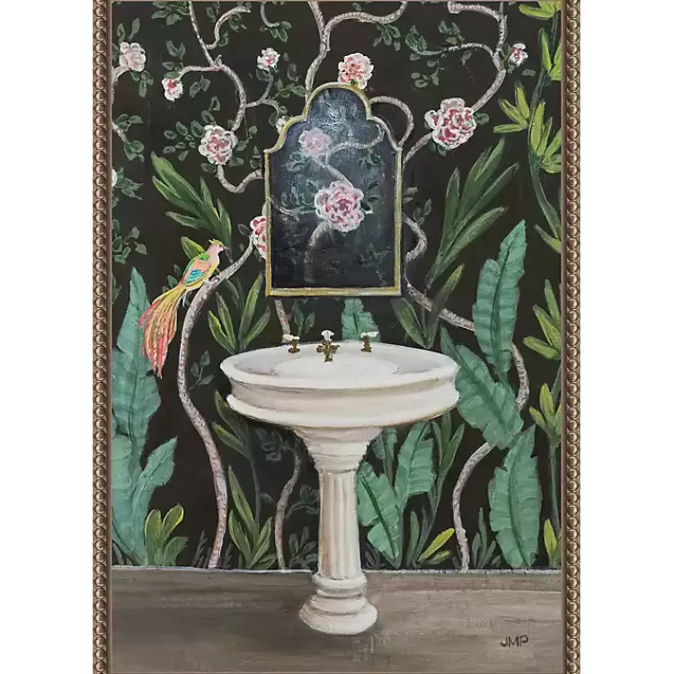 Botanical Bath I Canvas Art Print>Kirklands Home Cheap