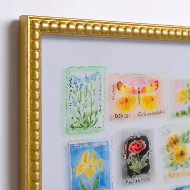 Brackeen Postage Stamps Framed Art Print>Kirklands Home Best Sale