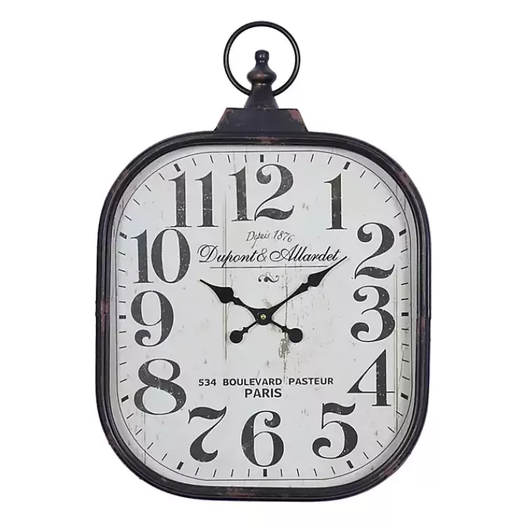 Brady Rustic Metal Wall Clock>Kirklands Home Online