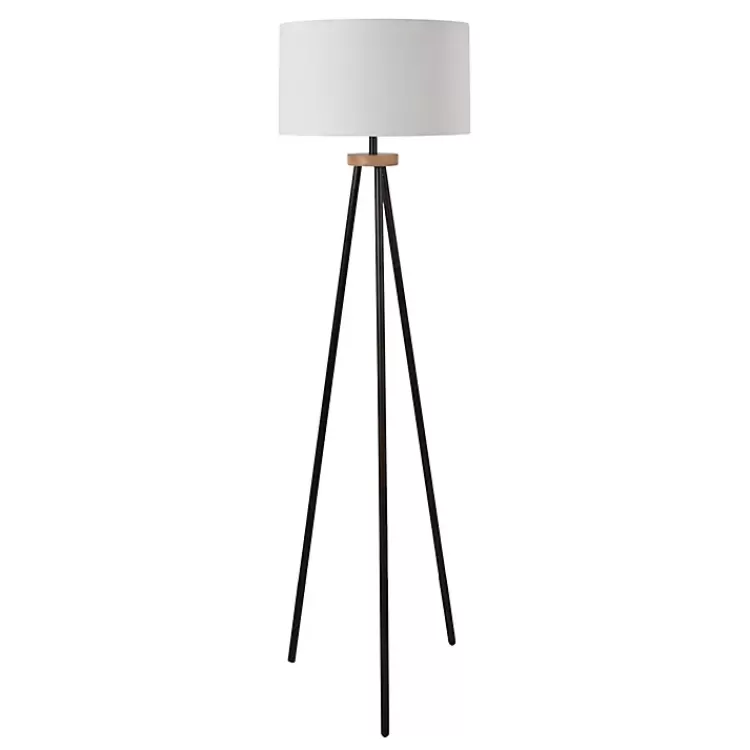Brass Metal Tripod Floor Lamp>Kirklands Home Sale