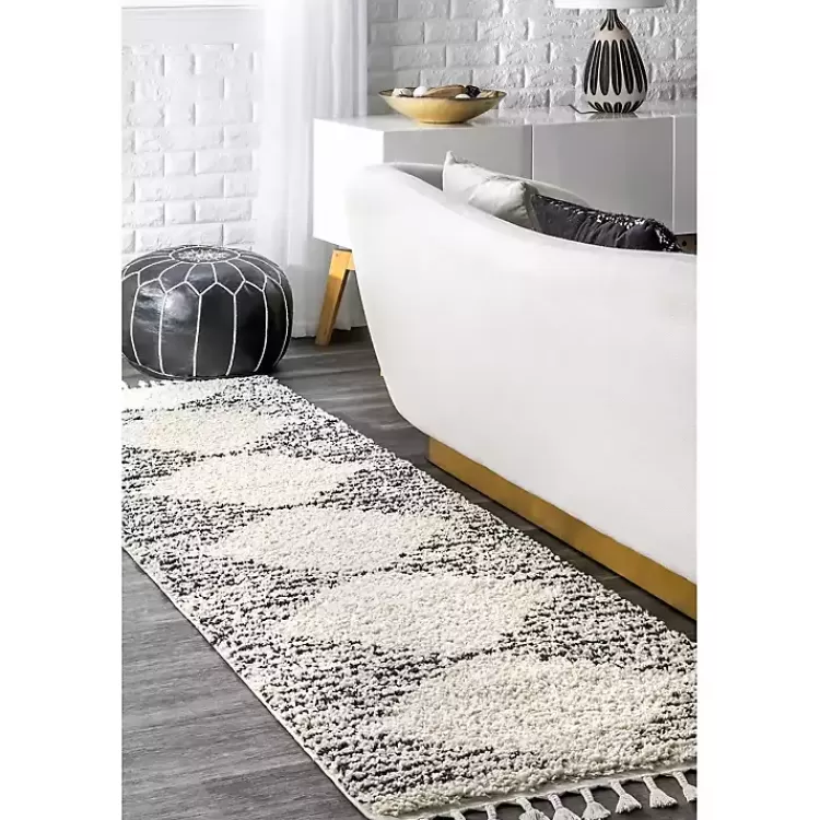 Bria Moroccan Diamond Tassel Runner>Kirklands Home Cheap