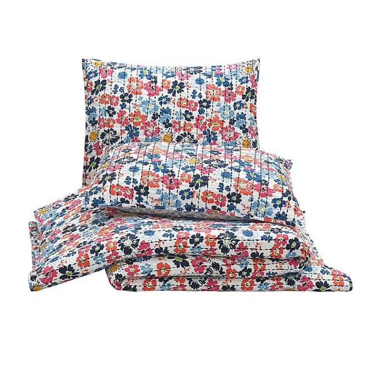 bright_blossom_pc_fullqueen_quilt_set_3.webp Bright Blossom 3-pc. Full/Queen Quilt Set>Kirklands Home Best Sale