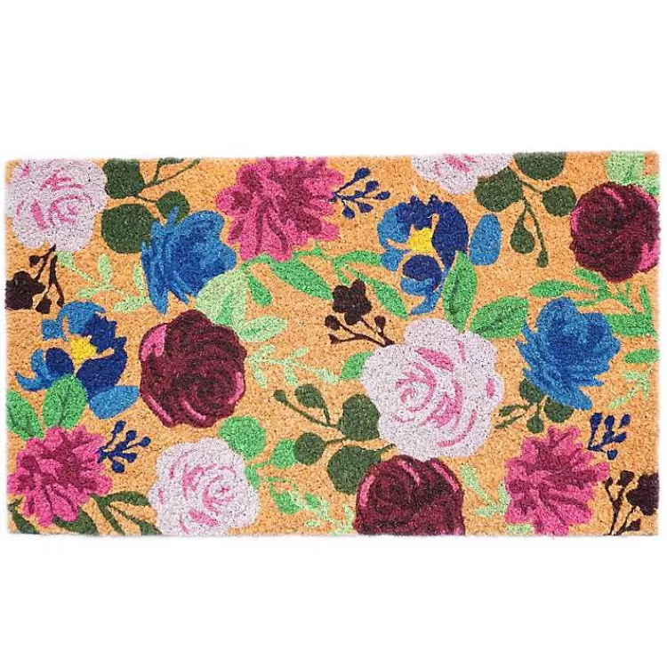 Bright Boho Flowers Doormat>Kirklands Home Discount