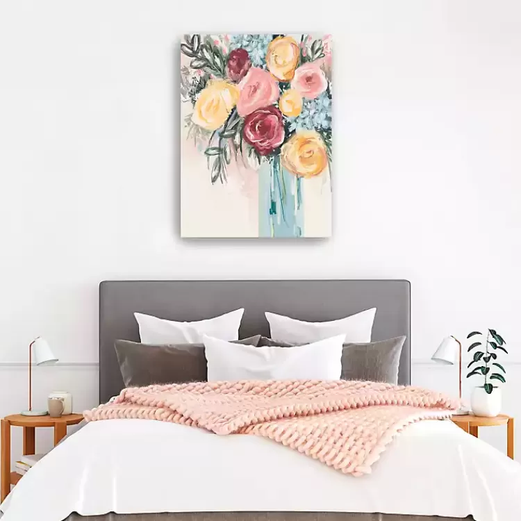 Bright Florals Canvas Art Print>Kirklands Home Hot
