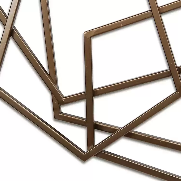 Bronze Astraga Pentagon Plaque>Kirklands Home Best Sale