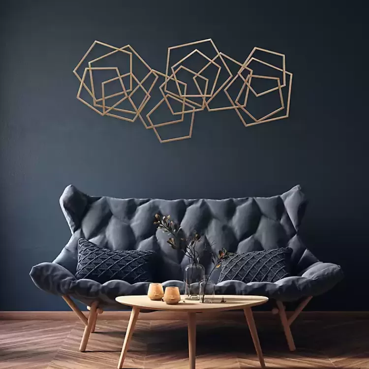 Bronze Astraga Pentagon Plaque>Kirklands Home Best Sale