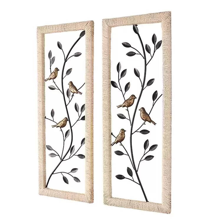 bronze_bird_and_branch_wall_plaques_set_of__4.webp Bronze Bird and Branch Wall Plaques, Set of 2>Kirklands Home Best