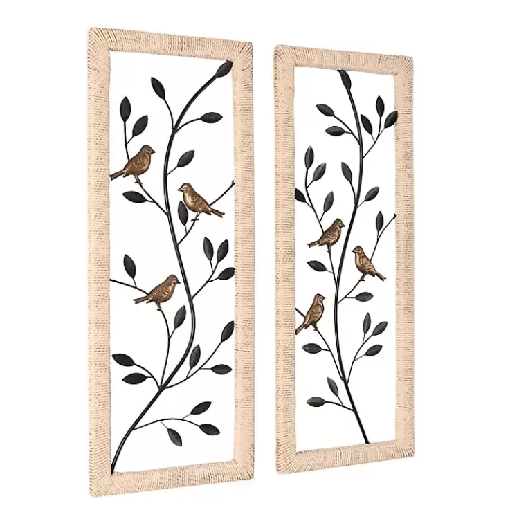 bronze_bird_and_branch_wall_plaques_set_of__5.webp Bronze Bird and Branch Wall Plaques, Set of 2>Kirklands Home Best