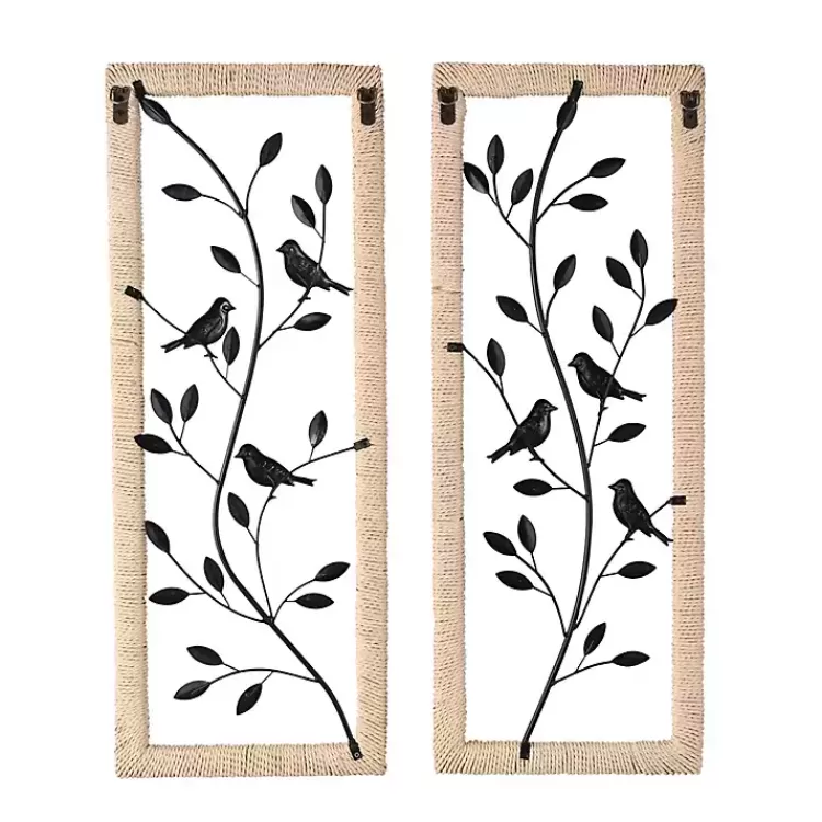 bronze_bird_and_branch_wall_plaques_set_of__6.webp Bronze Bird and Branch Wall Plaques, Set of 2>Kirklands Home Best