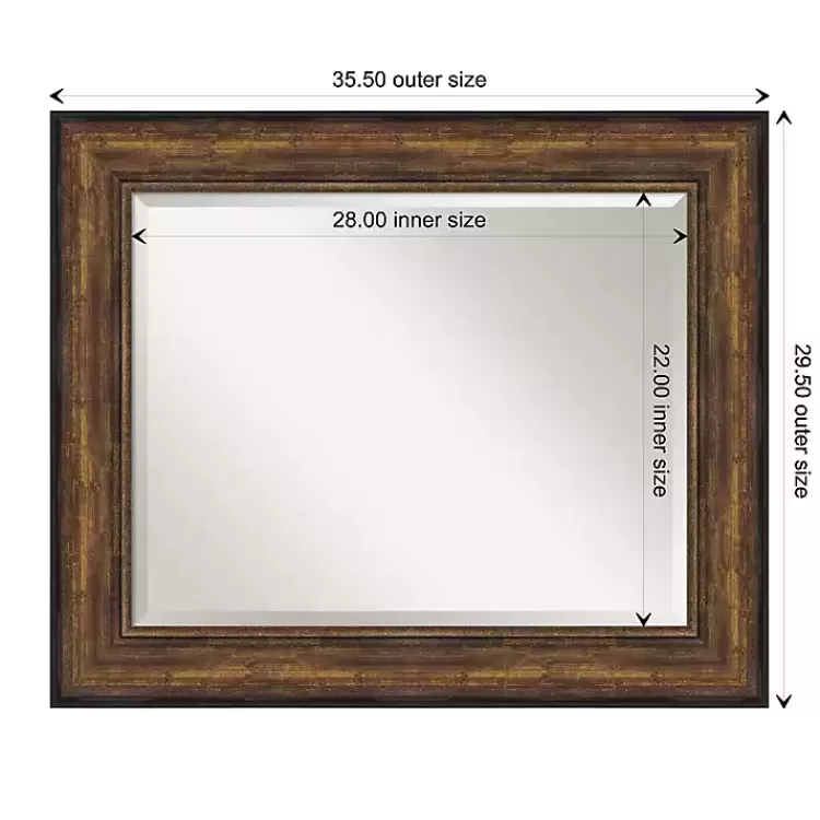 bronze_frame_beveled_mirror_x_in_4-1.webp Bronze Frame Beveled Mirror, 35.5x29.5 in.>Kirklands Home Outlet