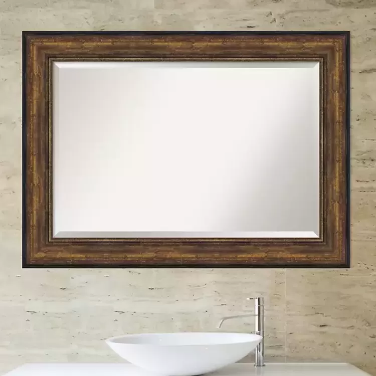 bronze_frame_beveled_mirror_x_in_5.webp Bronze Frame Beveled Mirror, 43.5x31.5 in.>Kirklands Home Shop