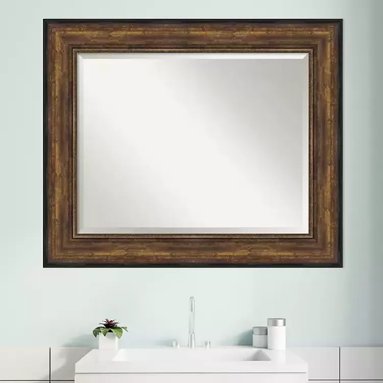 bronze_frame_beveled_mirror_x_in_7.webp Bronze Frame Beveled Mirror, 35.5x29.5 in.>Kirklands Home Outlet
