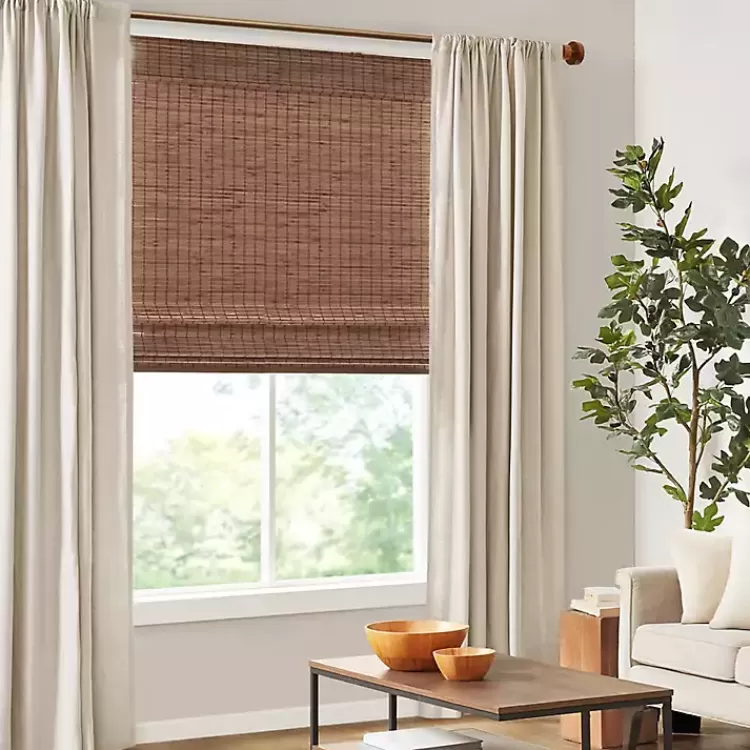 Bamboo Light Filtering Roman Shade, 31 in.>Kirklands Home Clearance