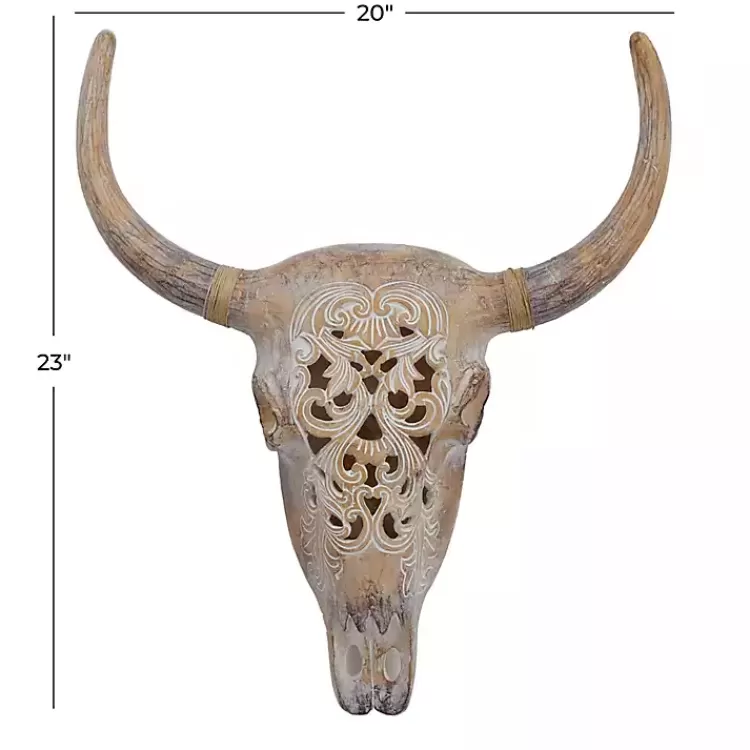 brown_bohemian_bull_wall_plaque_5.webp Bohemian Bull Wall Plaque>Kirklands Home Best