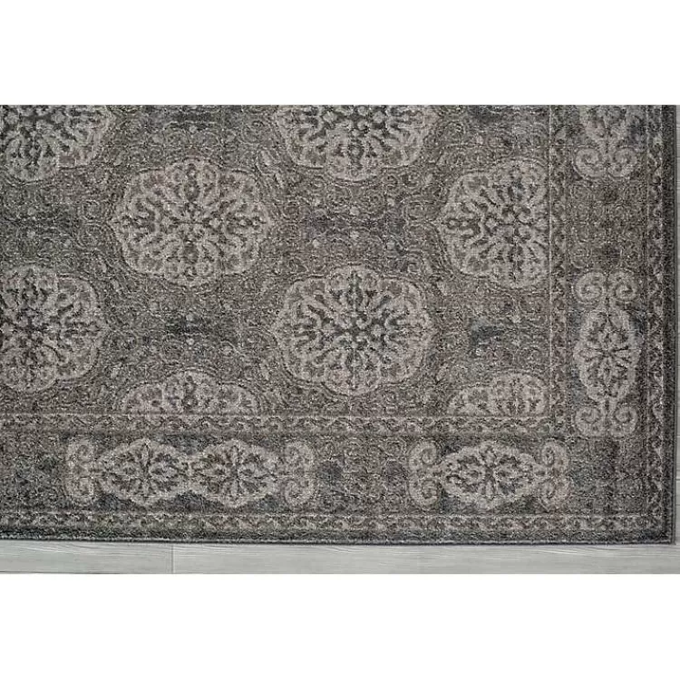 brown_bordered_pattern_runner_x_3.webp Bordered Pattern Runner, 2x10>Kirklands Home Best Sale