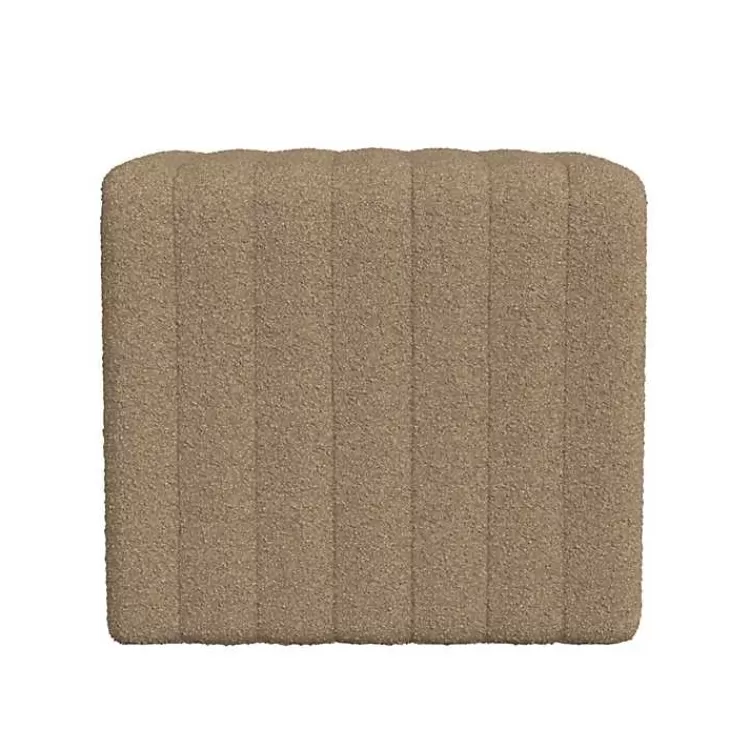 brown_boucle_channeled_upholstered_ottoman_4.webp Boucle Channeled Upholstered Ottoman>Kirklands Home Cheap
