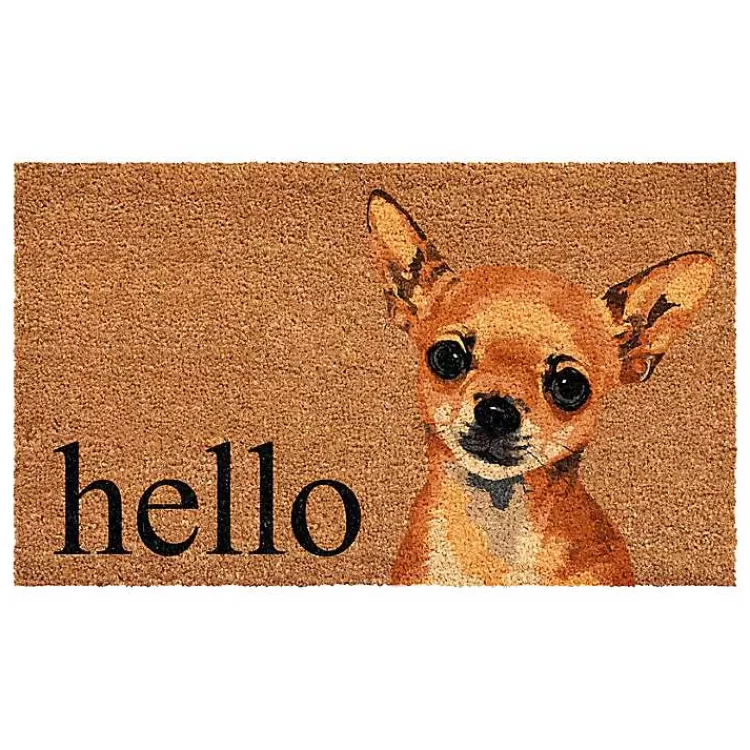 Chihuahua Hello Doormat>Kirklands Home Hot