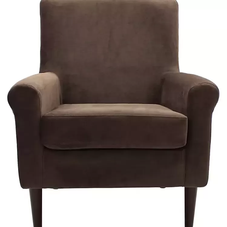 brown_ellen_rolled_arms_accent_chair_4.webp Ellen Rolled Arms Accent Chair>Kirklands Home Shop