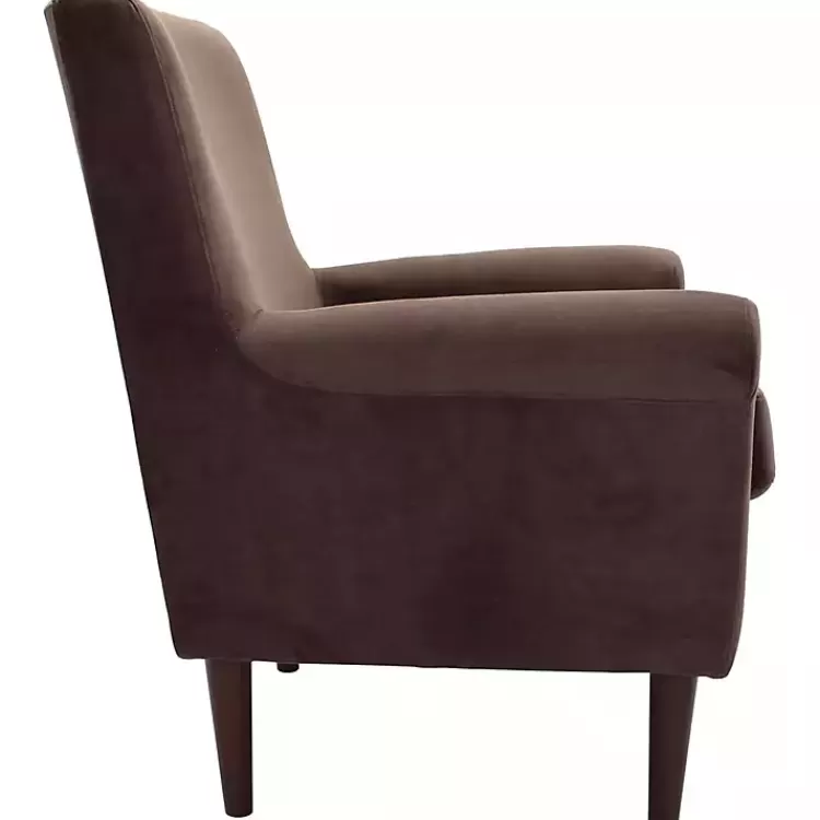 brown_ellen_rolled_arms_accent_chair_5.webp Ellen Rolled Arms Accent Chair>Kirklands Home Shop