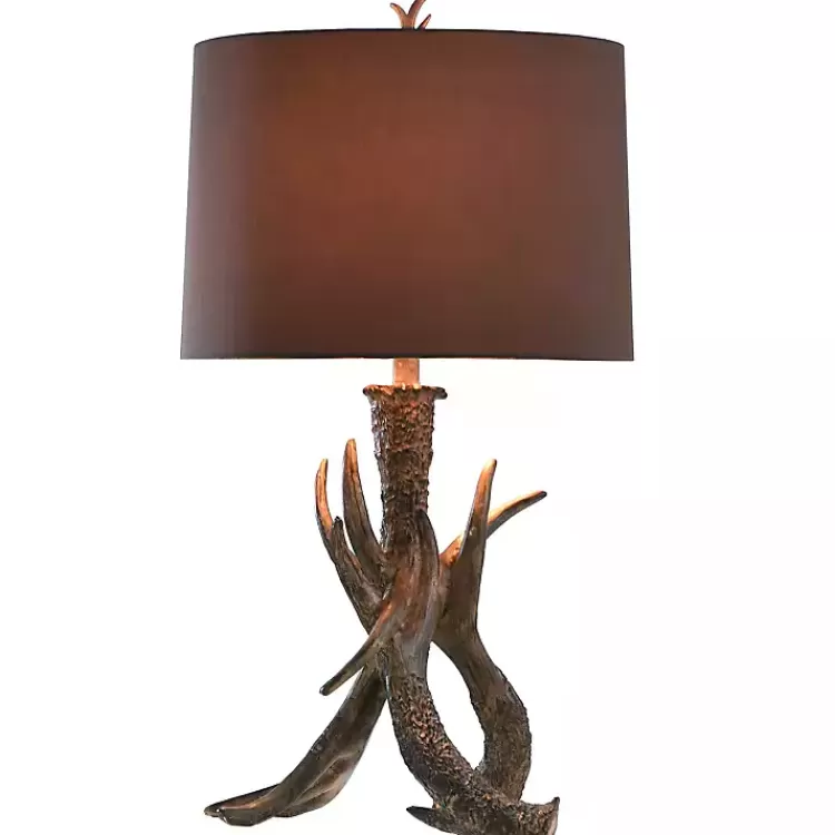 brown_faux_antler_table_lamp_2.webp Faux Antler Table Lamp>Kirklands Home Clearance