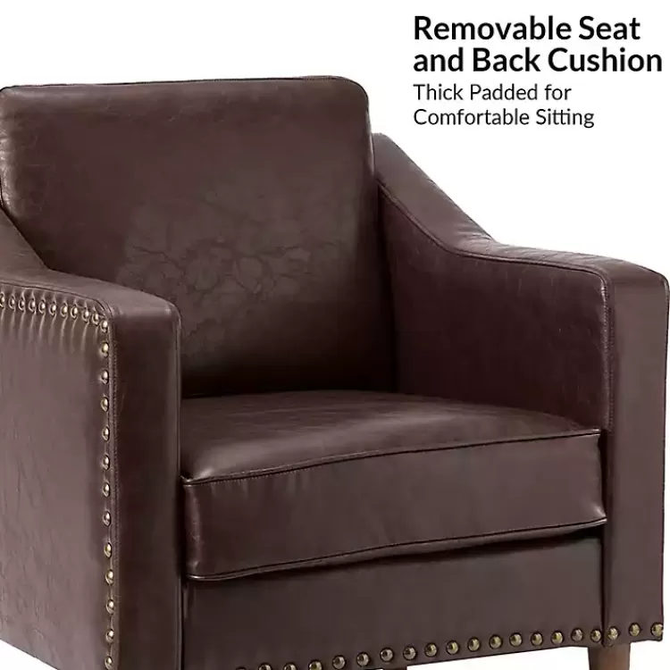brown_faux_leather_bonita_accent_chair_7.webp Faux Leather Bonita Accent Chair>Kirklands Home Shop
